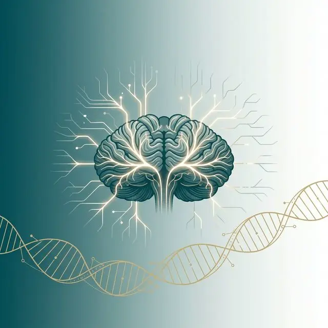 Ilustração do cerebelo com circuitos neurais afetados na Doença de Machado-Joseph (SCA3)