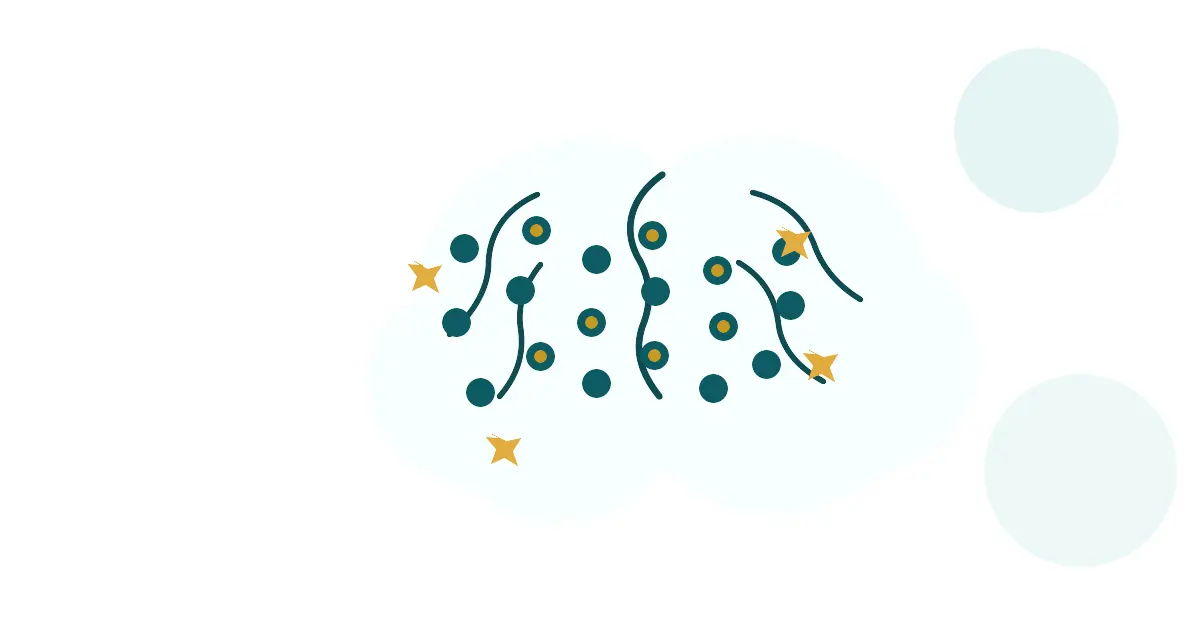 Ilustração editorial de cérebro com redes neurais desconectadas representando delirium