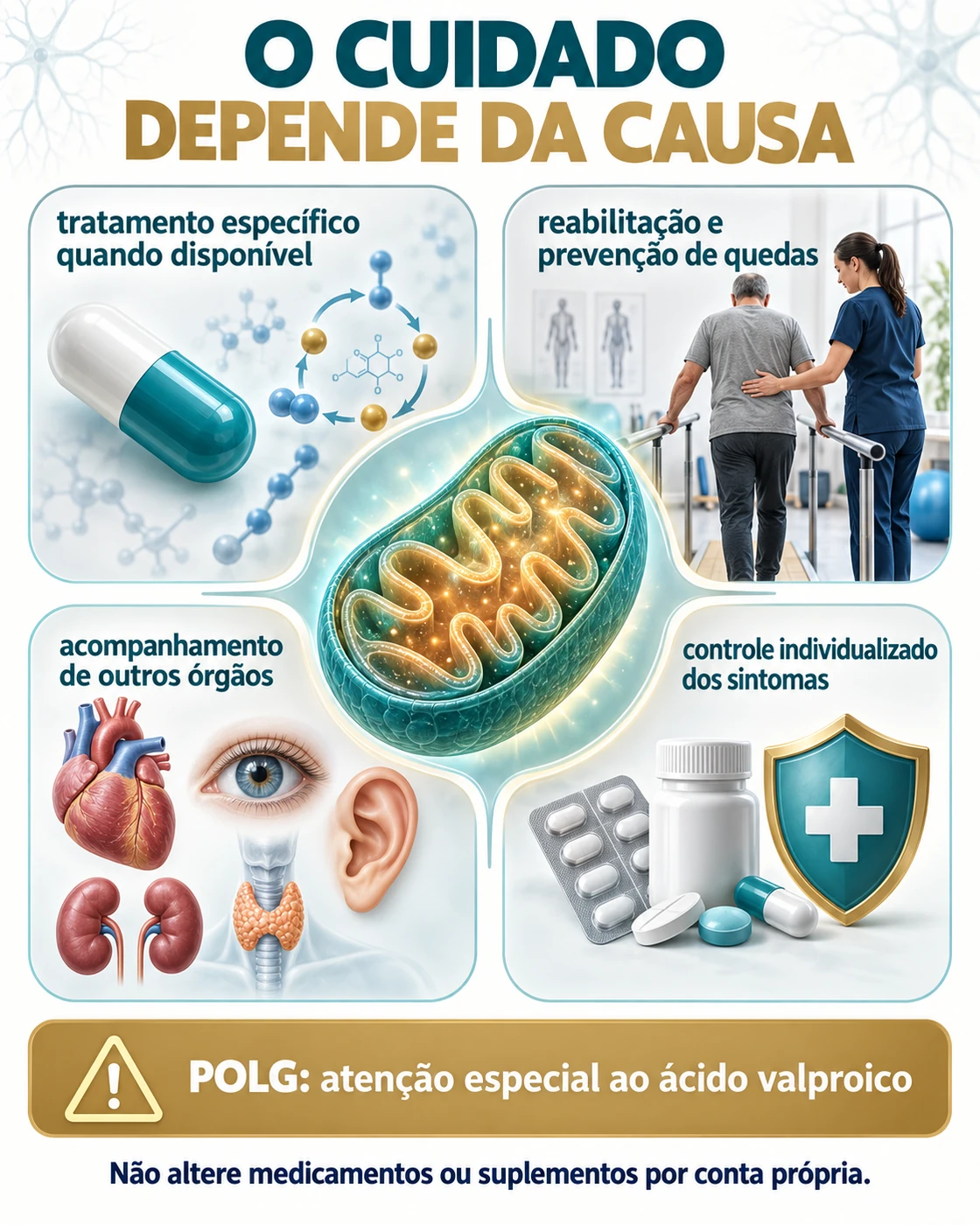 Tratamento e acompanhamento da ataxia mitocondrial