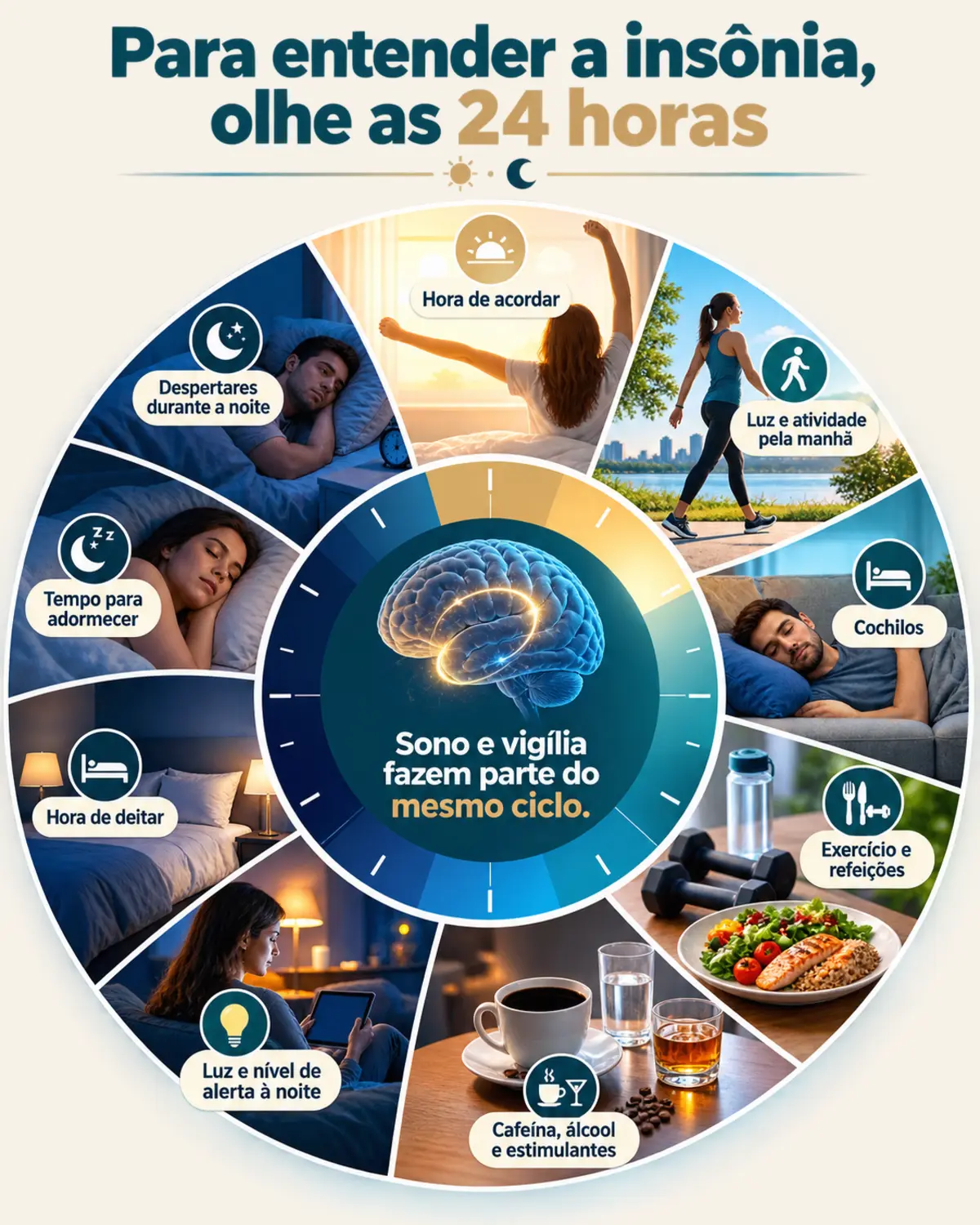 Avaliação da insônia ao longo das 24 horas