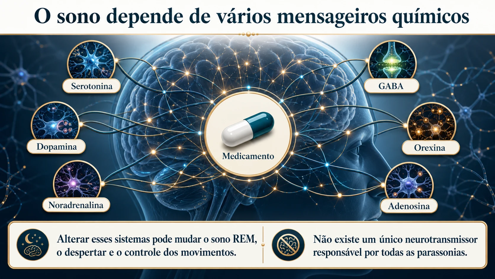 Como medicamentos podem interferir nos circuitos do sono